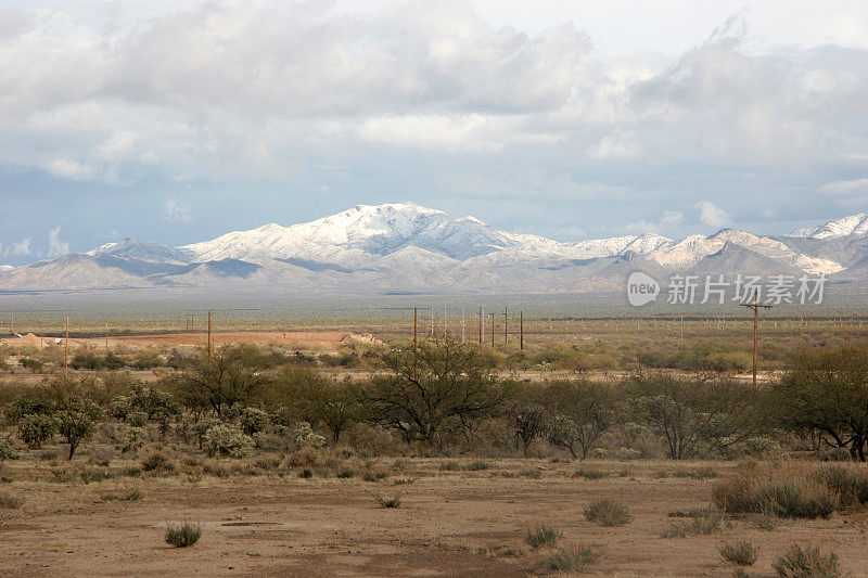 亚利桑那州的Santa Rita Mountains Green Valley